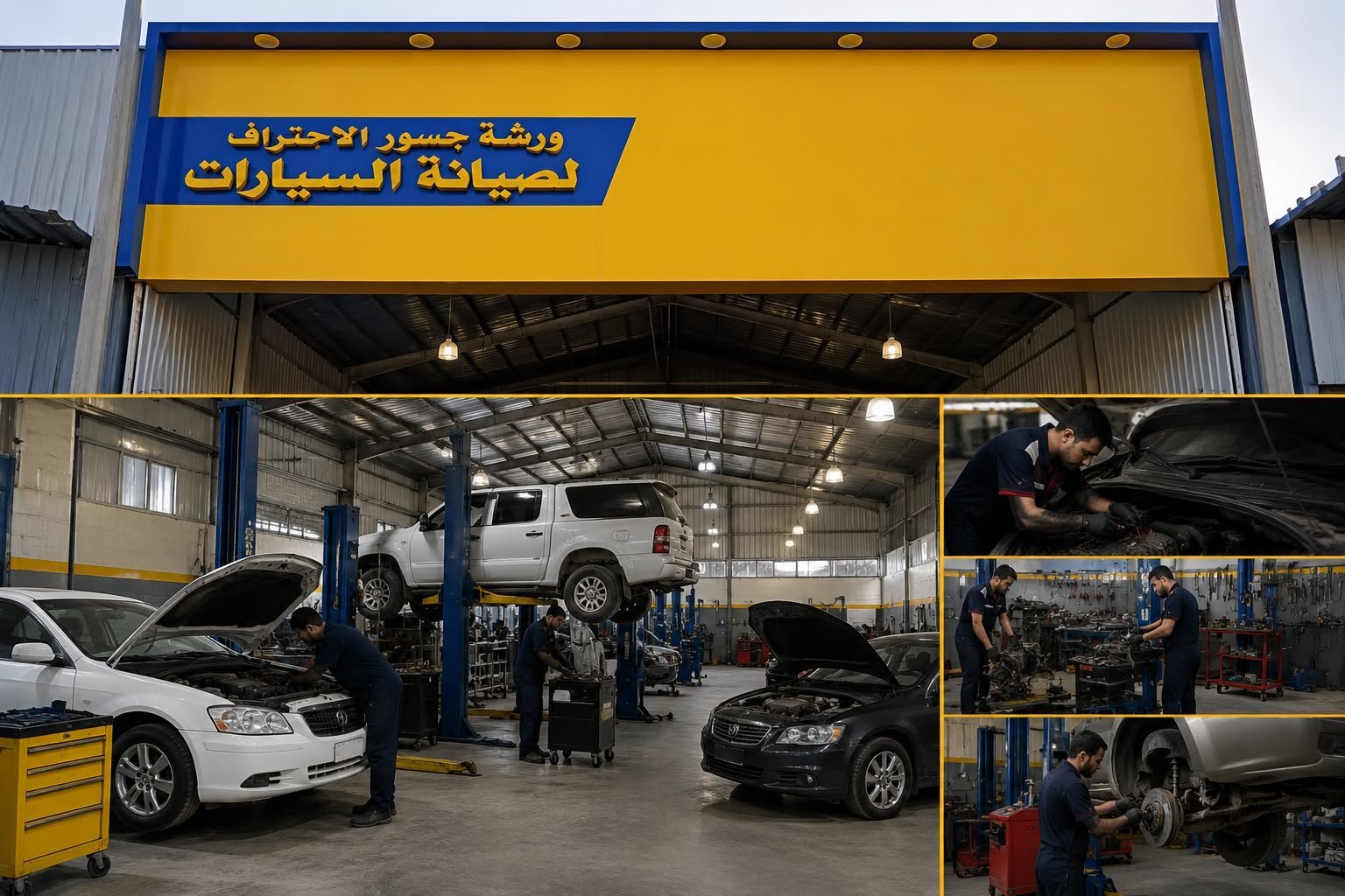 ورشة جسور الاحتراف لصيانة السيارات